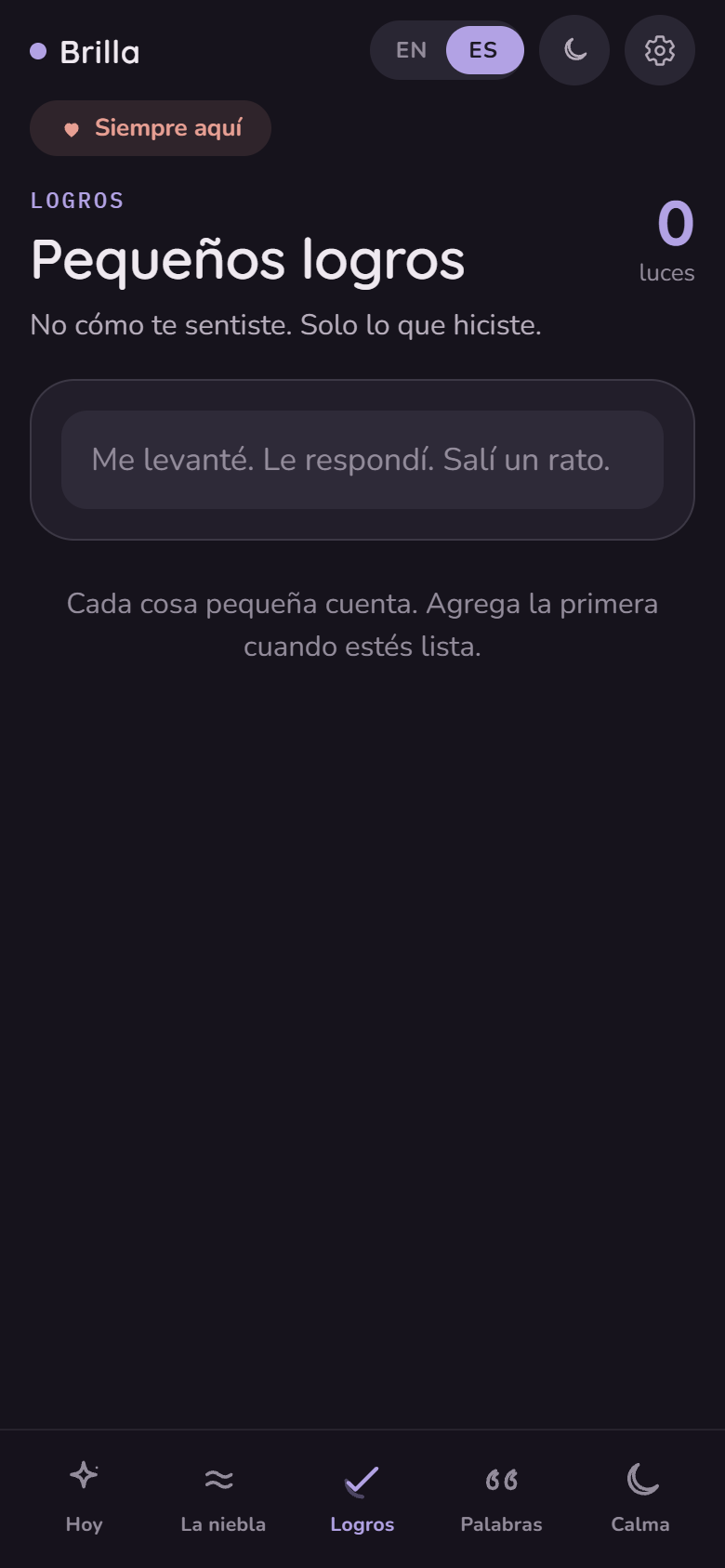 Completamente en español