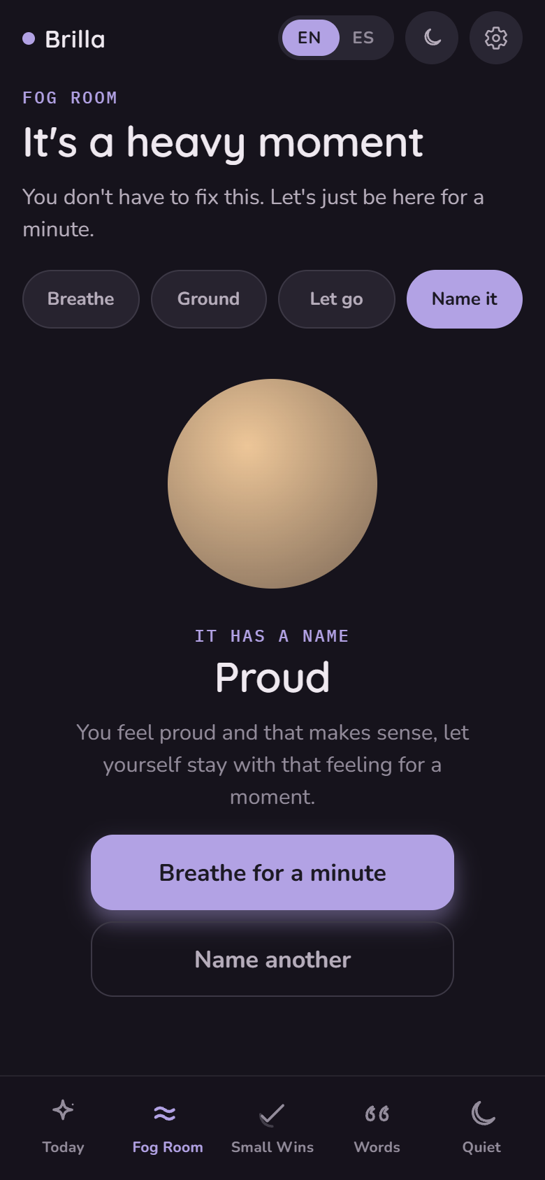 It has a name — Proud